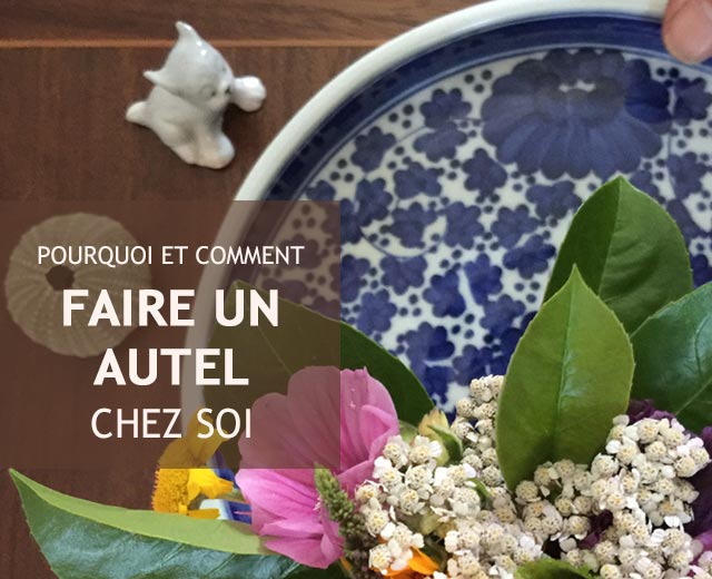 arranger un autel chez soi