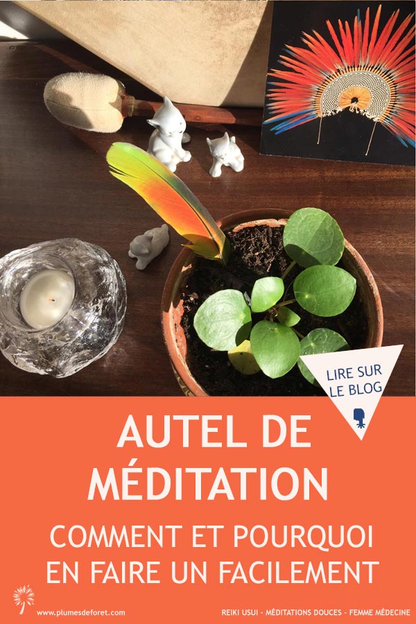 autel de méditation sacré