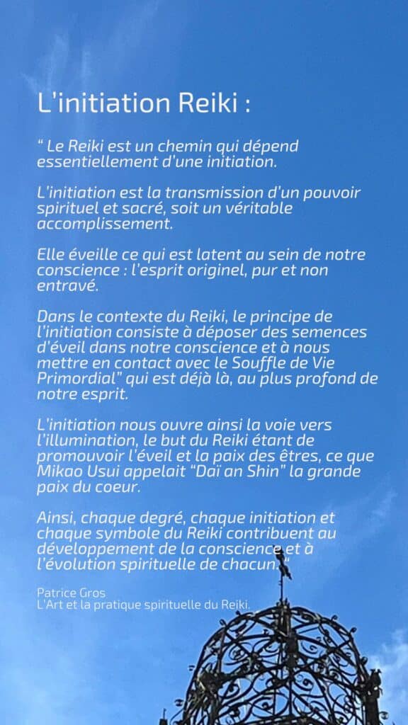 initiation Reiki Usui à distance