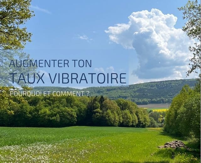 Augmenter son taux vibratoire