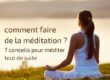 comment faire de la meditation