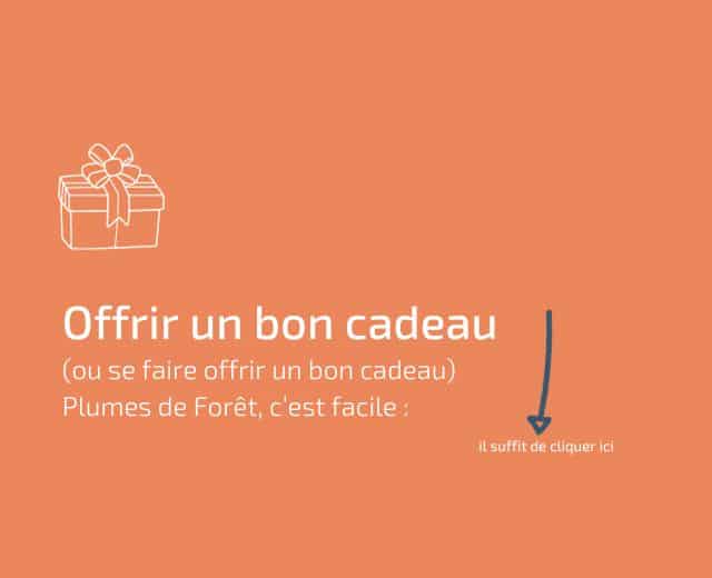 Bon cadeau Plumes de Forêt