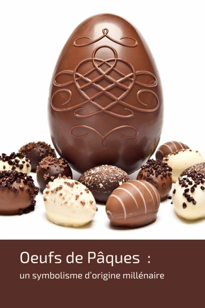 oeufs de Pâques en chocolat